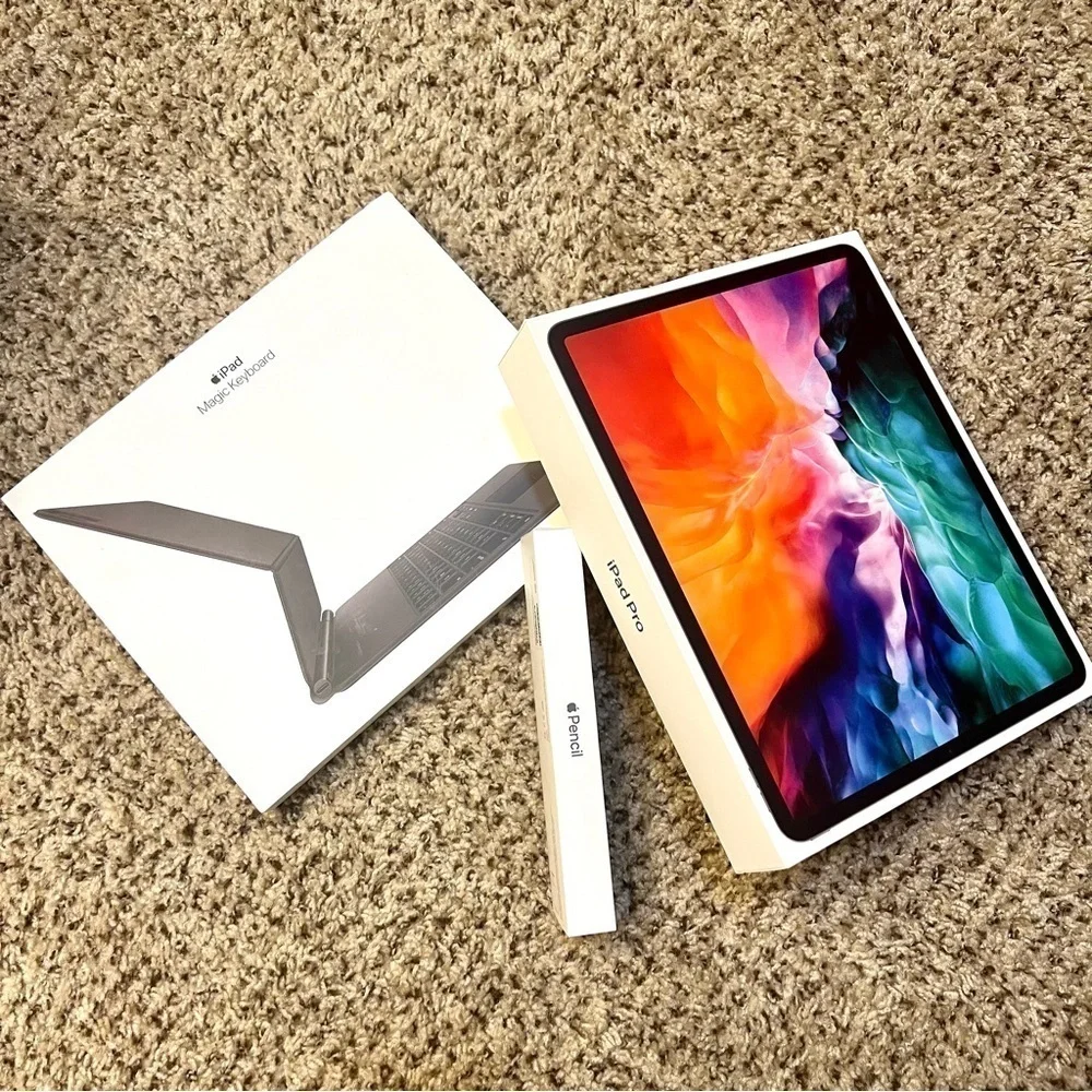 EMPTY Apple BOXES Bundle - IPad Pro, Apple Pencil, IPad Magic Keyboard boxes